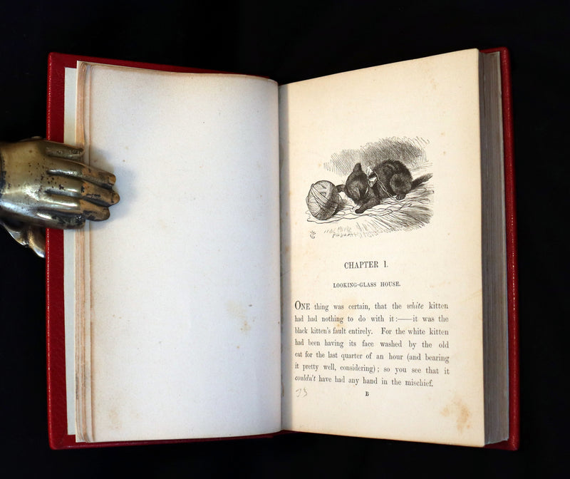 1872 Scarce 1st US Edition - Through the Looking Glass, and What Alice Found There by Lewis Carroll.
