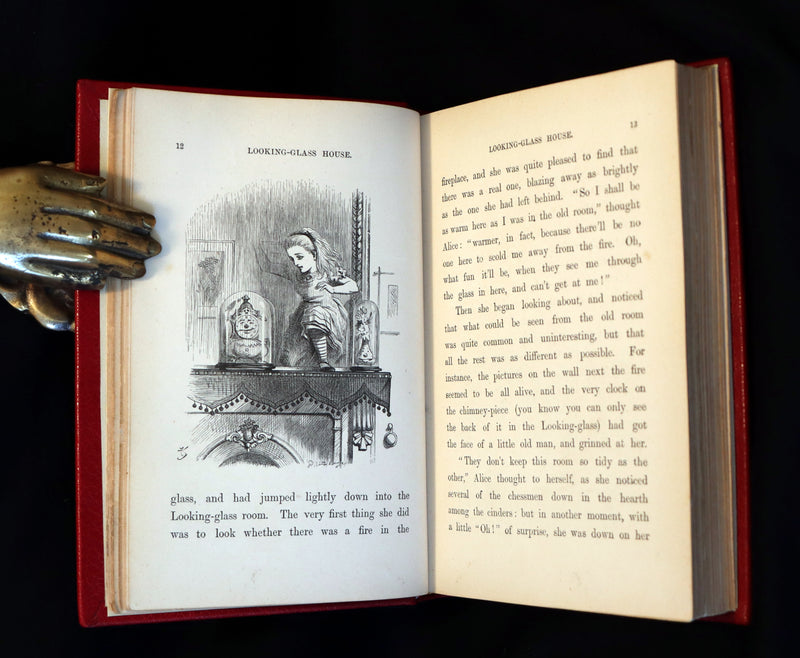 1872 Scarce 1st US Edition - Through the Looking Glass, and What Alice Found There by Lewis Carroll.