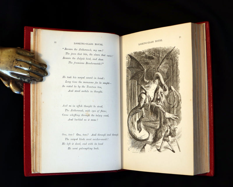 1872 Scarce 1st US Edition - Through the Looking Glass, and What Alice Found There by Lewis Carroll.