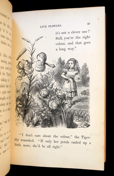 1872 Scarce 1st US Edition - Through the Looking Glass, and What Alice Found There by Lewis Carroll.