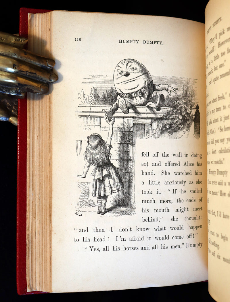 1872 Scarce 1st US Edition - Through the Looking Glass, and What Alice Found There by Lewis Carroll.