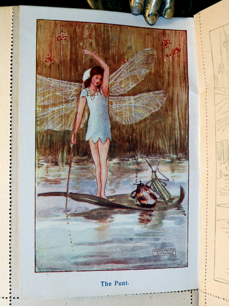 1920 Scarce Book - FAIRY REVELS - A Postcard Painting Book by Constance Symonds.