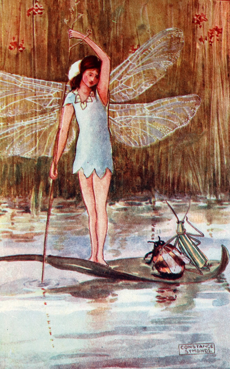 1920 Scarce Book - FAIRY REVELS - A Postcard Painting Book by Constance Symonds.