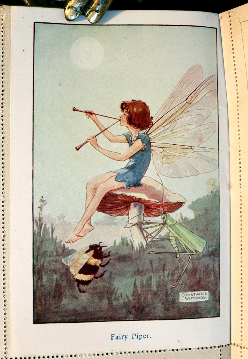 1920 Scarce Book - FAIRY REVELS - A Postcard Painting Book by Constance Symonds.