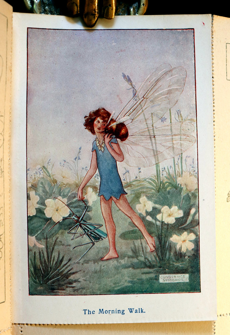 1920 Scarce Book - FAIRY REVELS - A Postcard Painting Book by Constance Symonds.
