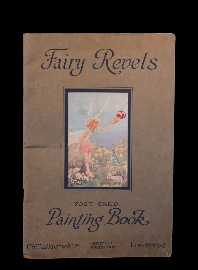 1920 Scarce Book - FAIRY REVELS - A Postcard Painting Book by Constance Symonds.