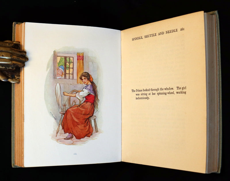1925 Rare Book - GRIMM's FAIRY Tales with 48 Colour Plates By Harry G. Theaker.