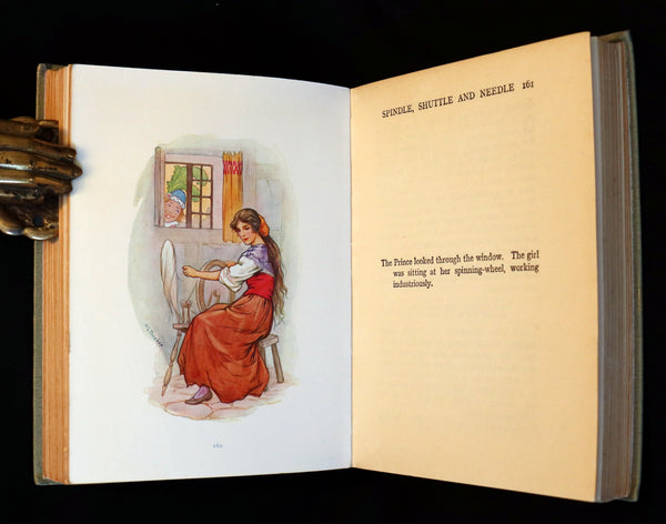 1925 Rare Book - GRIMM's FAIRY Tales with 48 Colour Plates By Harry G. Theaker.