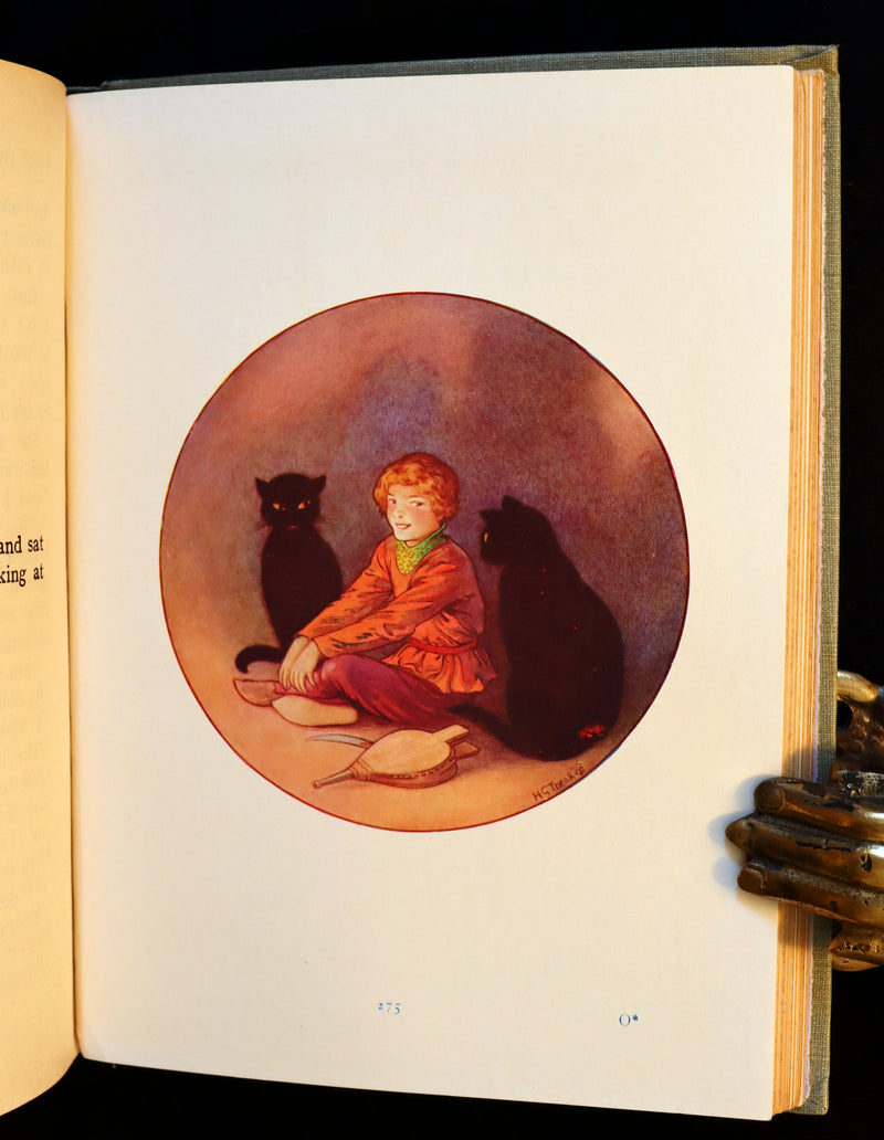 1925 Rare Book - GRIMM's FAIRY Tales with 48 Colour Plates By Harry G. Theaker.