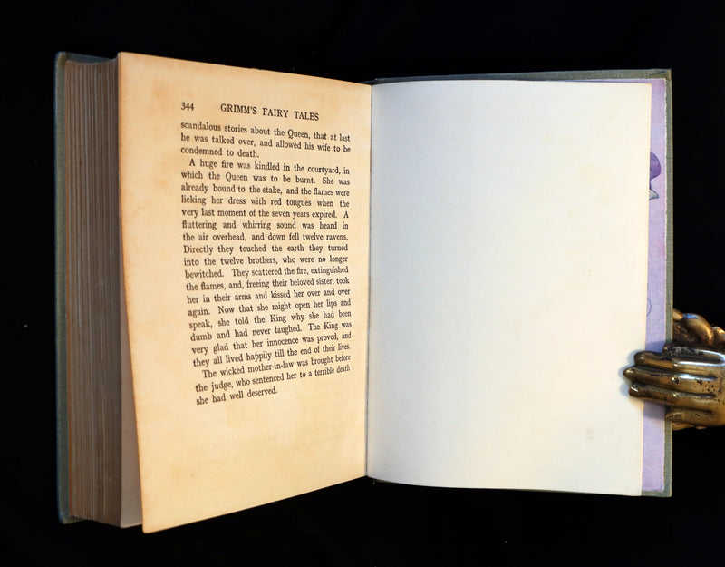 1925 Rare Book - GRIMM's FAIRY Tales with 48 Colour Plates By Harry G. Theaker.