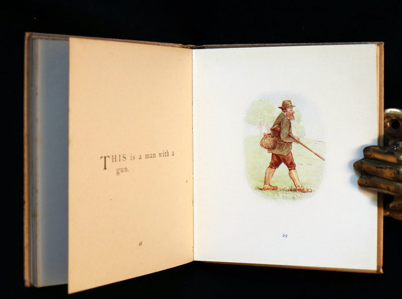 1916 Rare First Edition Book - Beatrix Potter  - The Story of A FIERCE BAD RABBIT.