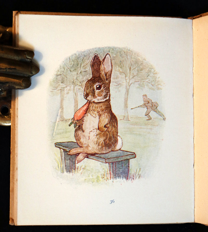 1916 Rare First Edition Book - Beatrix Potter  - The Story of A FIERCE BAD RABBIT.