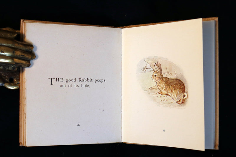 1916 Rare First Edition Book - Beatrix Potter  - The Story of A FIERCE BAD RABBIT.