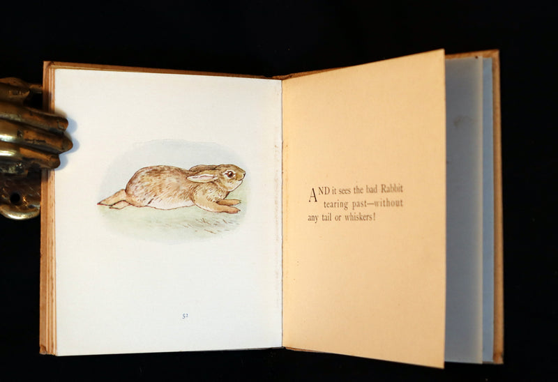 1916 Rare First Edition Book - Beatrix Potter  - The Story of A FIERCE BAD RABBIT.