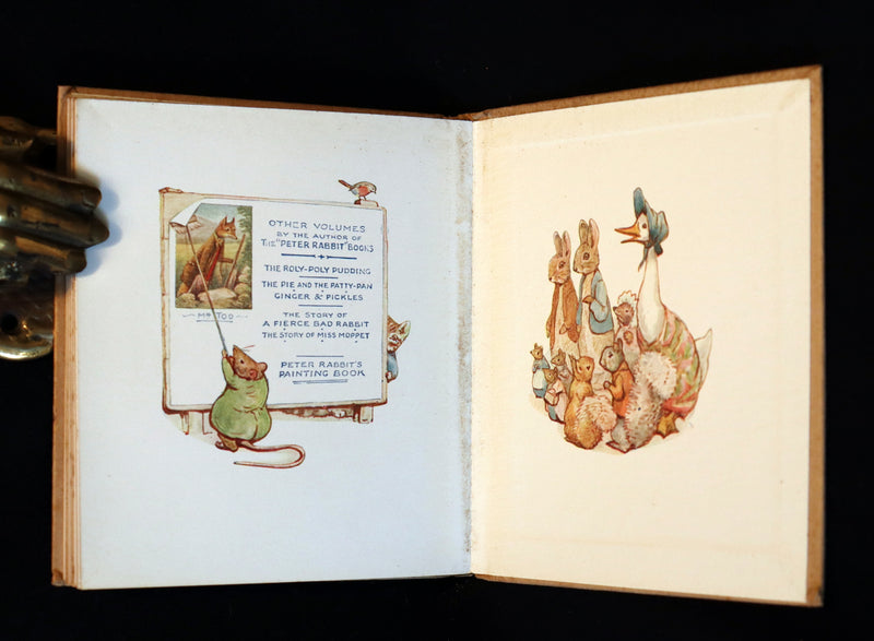 1916 Rare First Edition Book - Beatrix Potter  - The Story of A FIERCE BAD RABBIT.