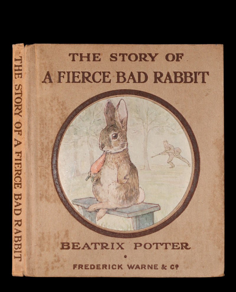 1916 Rare First Edition Book - Beatrix Potter  - The Story of A FIERCE BAD RABBIT.
