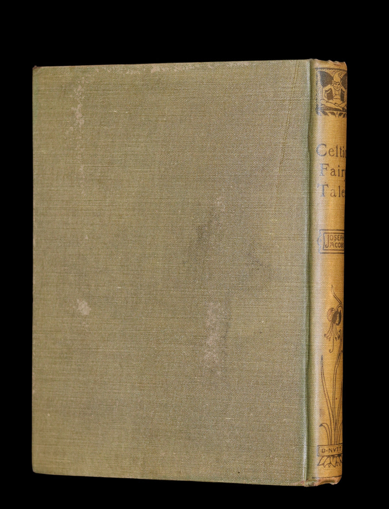 1895 Scarce Victorian Book - CELTIC Fairy Tales by Joseph Jacobs Illustrated by John D. Batten.