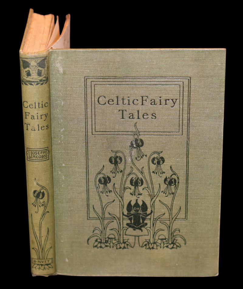 1895 Scarce Victorian Book - CELTIC Fairy Tales by Joseph Jacobs Illustrated by John D. Batten.