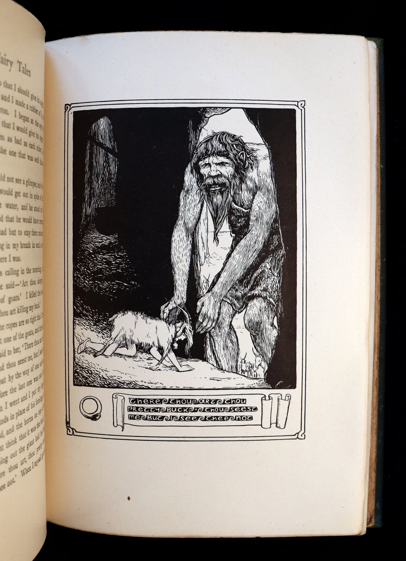 1895 Scarce Victorian Book - CELTIC Fairy Tales by Joseph Jacobs Illustrated by John D. Batten.