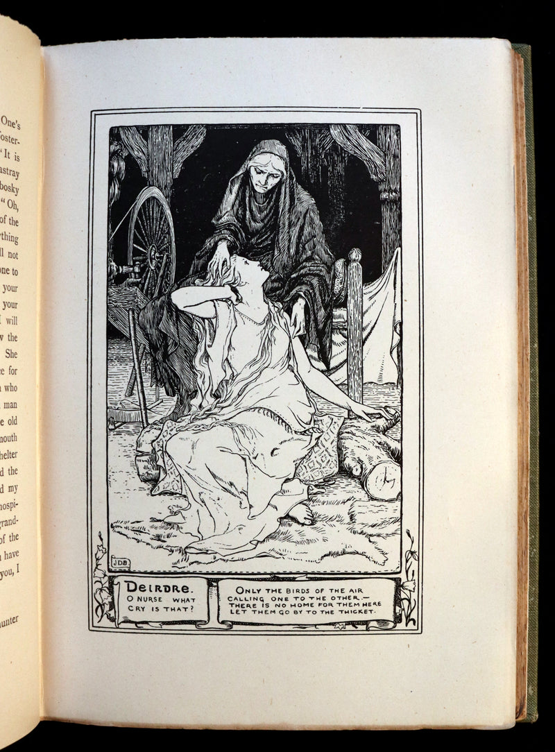 1895 Scarce Victorian Book - CELTIC Fairy Tales by Joseph Jacobs Illustrated by John D. Batten.