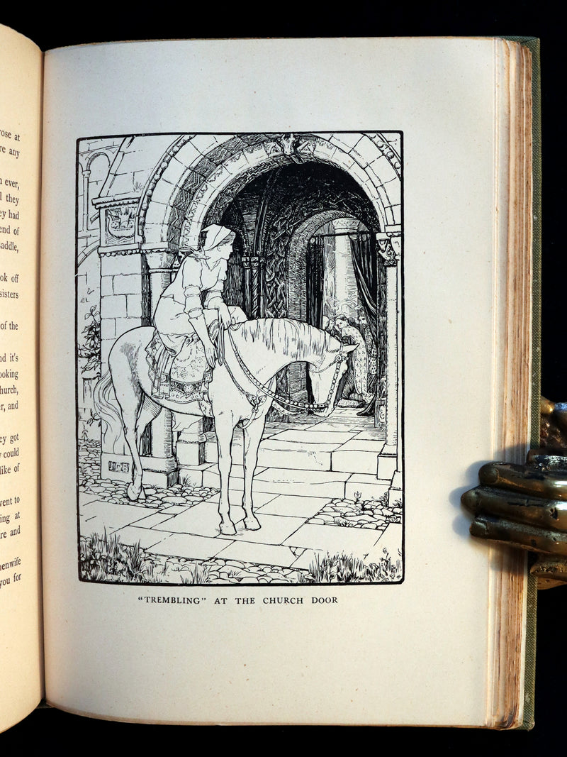 1895 Scarce Victorian Book - CELTIC Fairy Tales by Joseph Jacobs Illustrated by John D. Batten.