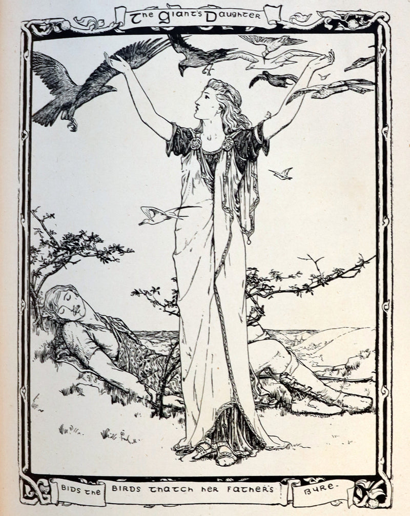 1895 Scarce Victorian Book - CELTIC Fairy Tales by Joseph Jacobs Illustrated by John D. Batten.