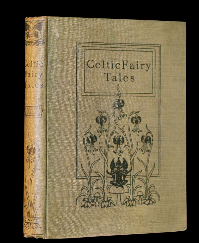 1895 Scarce Victorian Book - CELTIC Fairy Tales by Joseph Jacobs Illustrated by John D. Batten.