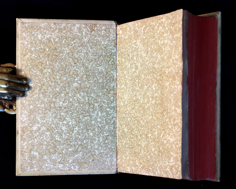 1881 Rare Italian Vellum Book - La Divina Commedia di DANTE ALIGHIERI - Divine Comedy.