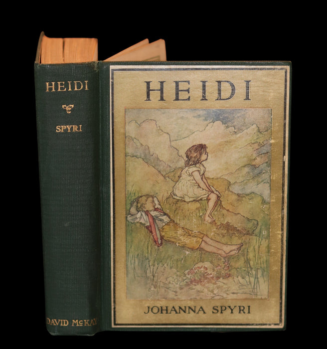 1922 Rare Book - HEIDI by Johanna Spyri beautifully Illustrated.