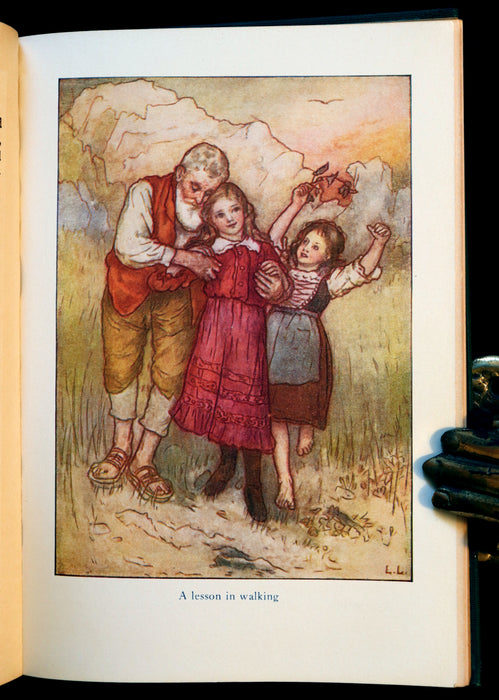 1922 Rare Book - HEIDI by Johanna Spyri beautifully Illustrated.