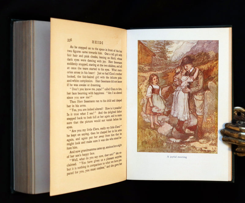 1922 Rare Book - HEIDI by Johanna Spyri beautifully Illustrated.
