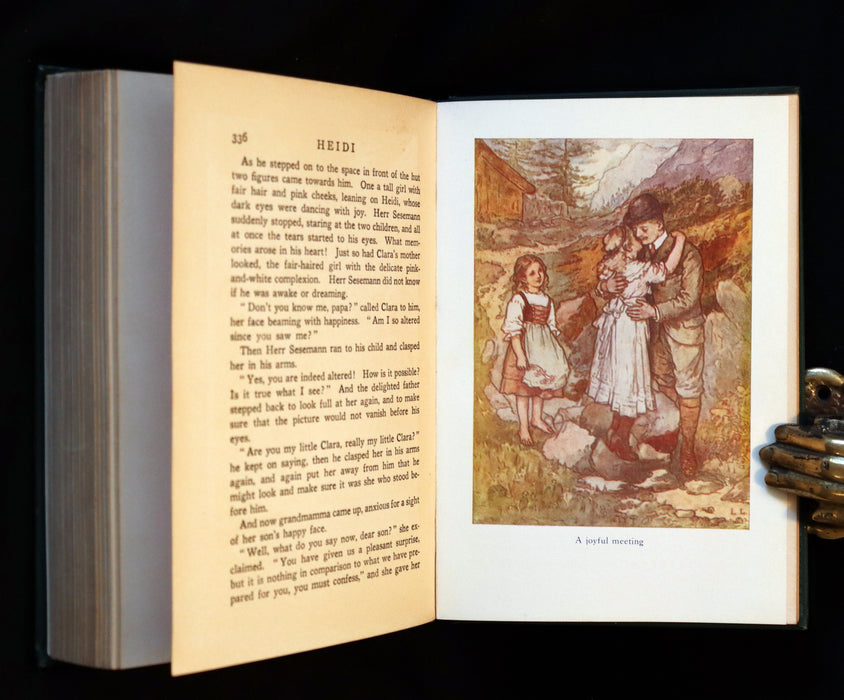 1922 Rare Book - HEIDI by Johanna Spyri beautifully Illustrated.