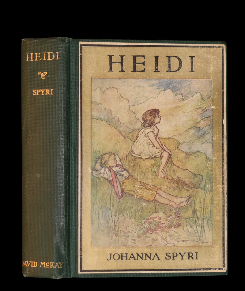 1922 Rare Book - HEIDI by Johanna Spyri beautifully Illustrated.