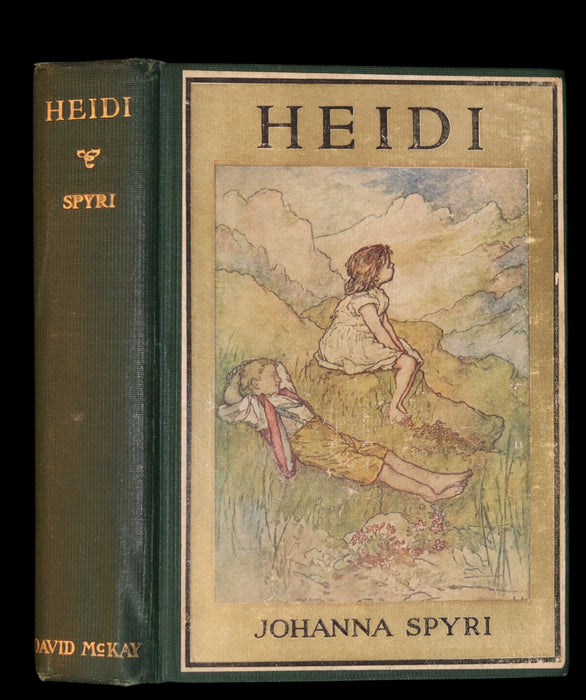 1922 Rare Book - HEIDI by Johanna Spyri beautifully Illustrated.