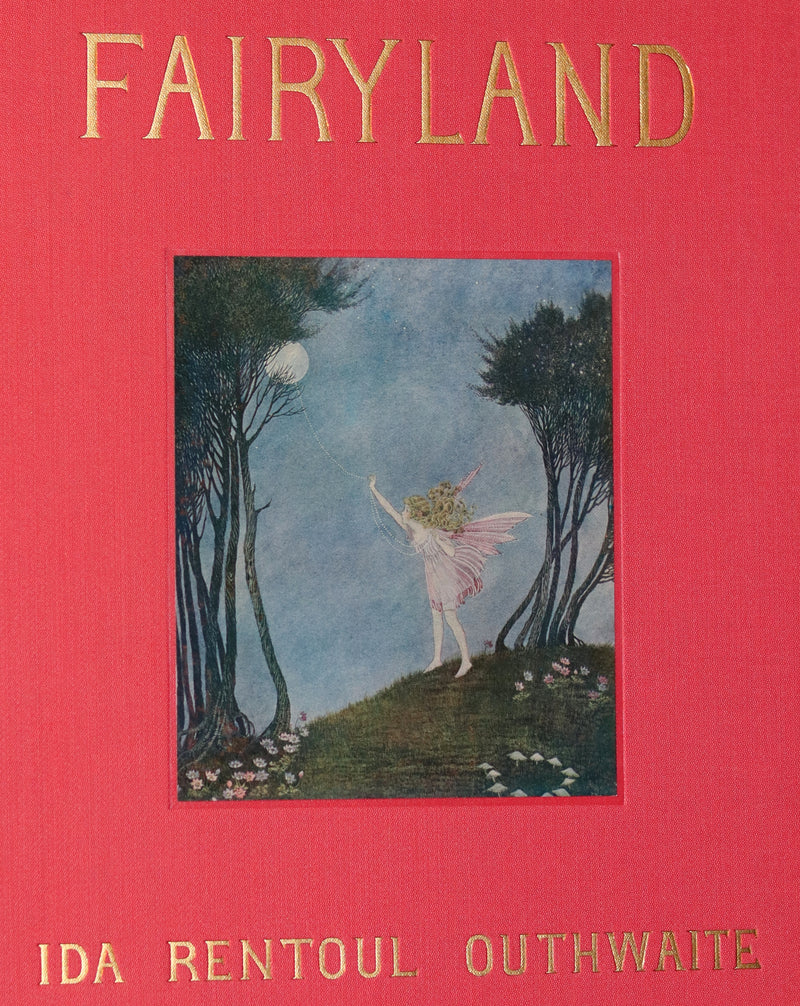 1929 Rare Color Illustrated Book ~ FAIRYLAND by Ida Rentoul Outhwaite. First US Edition.