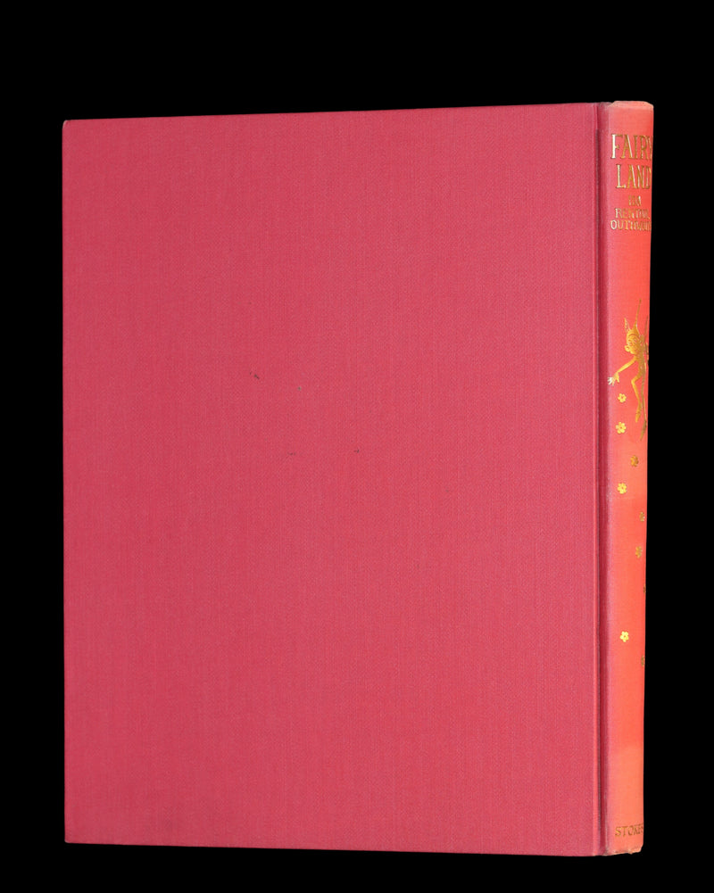 1929 Rare Color Illustrated Book ~ FAIRYLAND by Ida Rentoul Outhwaite. First US Edition.
