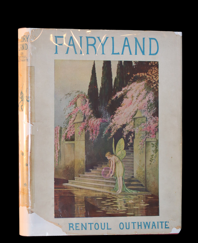 1929 Rare Color Illustrated Book ~ FAIRYLAND by Ida Rentoul Outhwaite. First US Edition.
