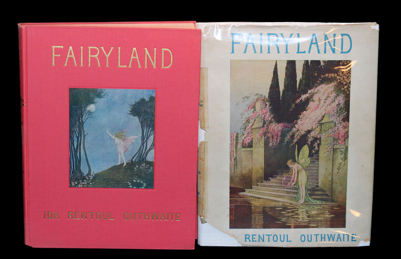 1929 Rare Color Illustrated Book ~ FAIRYLAND by Ida Rentoul Outhwaite. First US Edition.
