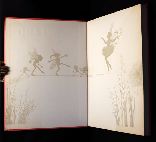 1929 Rare Color Illustrated Book ~ FAIRYLAND by Ida Rentoul Outhwaite. First US Edition.