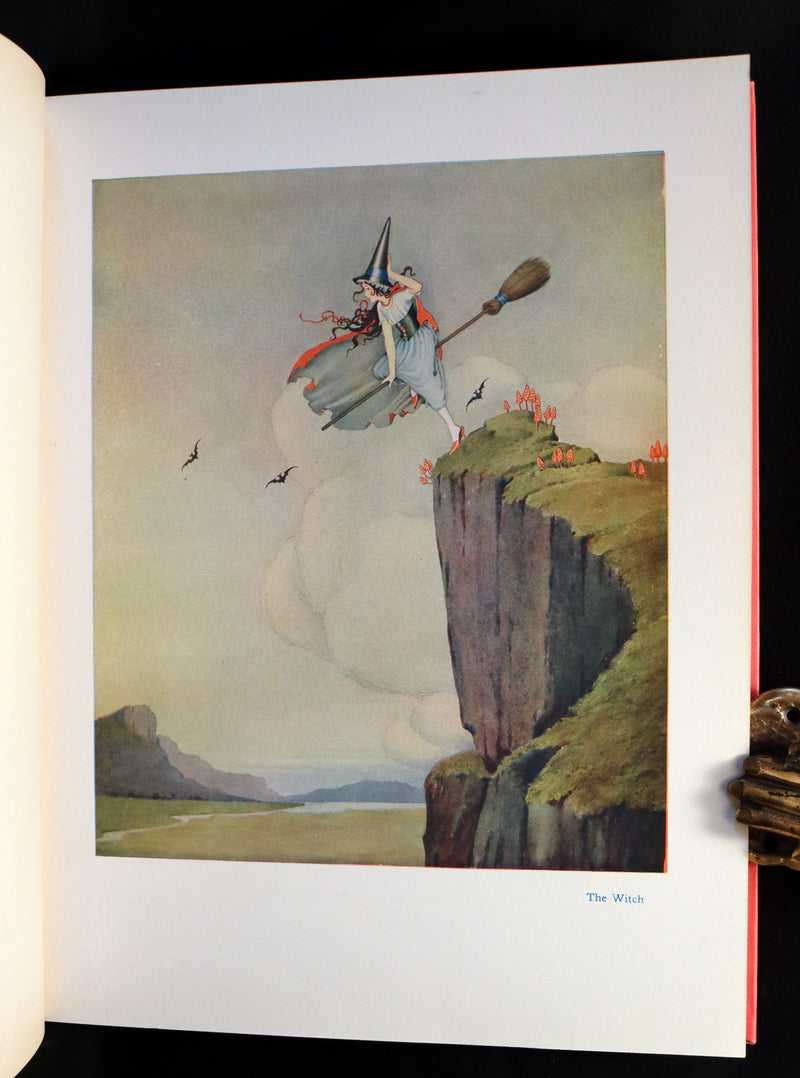 1929 Rare Color Illustrated Book ~ FAIRYLAND by Ida Rentoul Outhwaite. First US Edition.