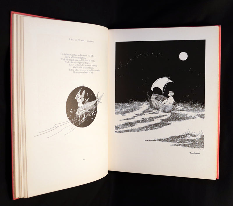 1929 Rare Color Illustrated Book ~ FAIRYLAND by Ida Rentoul Outhwaite. First US Edition.