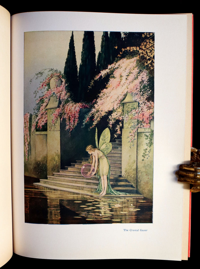 1929 Rare Color Illustrated Book ~ FAIRYLAND by Ida Rentoul Outhwaite. First US Edition.