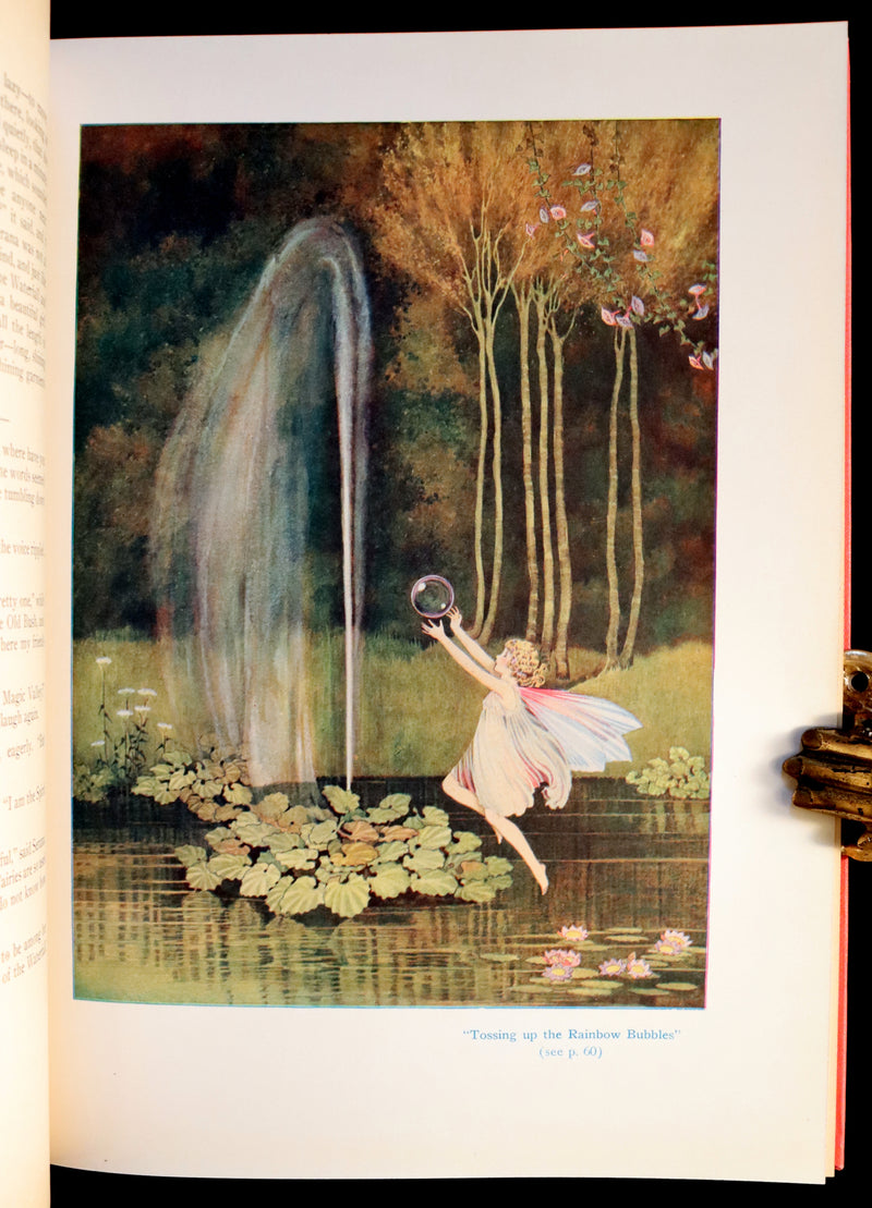 1929 Rare Color Illustrated Book ~ FAIRYLAND by Ida Rentoul Outhwaite. First US Edition.