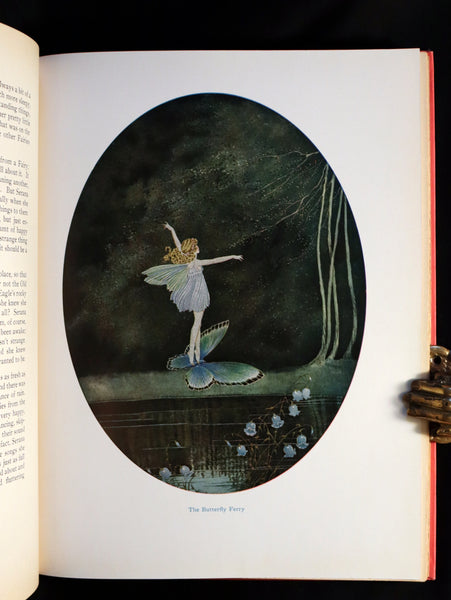 1929 Rare Color Illustrated Book ~ FAIRYLAND by Ida Rentoul Outhwaite. First US Edition.