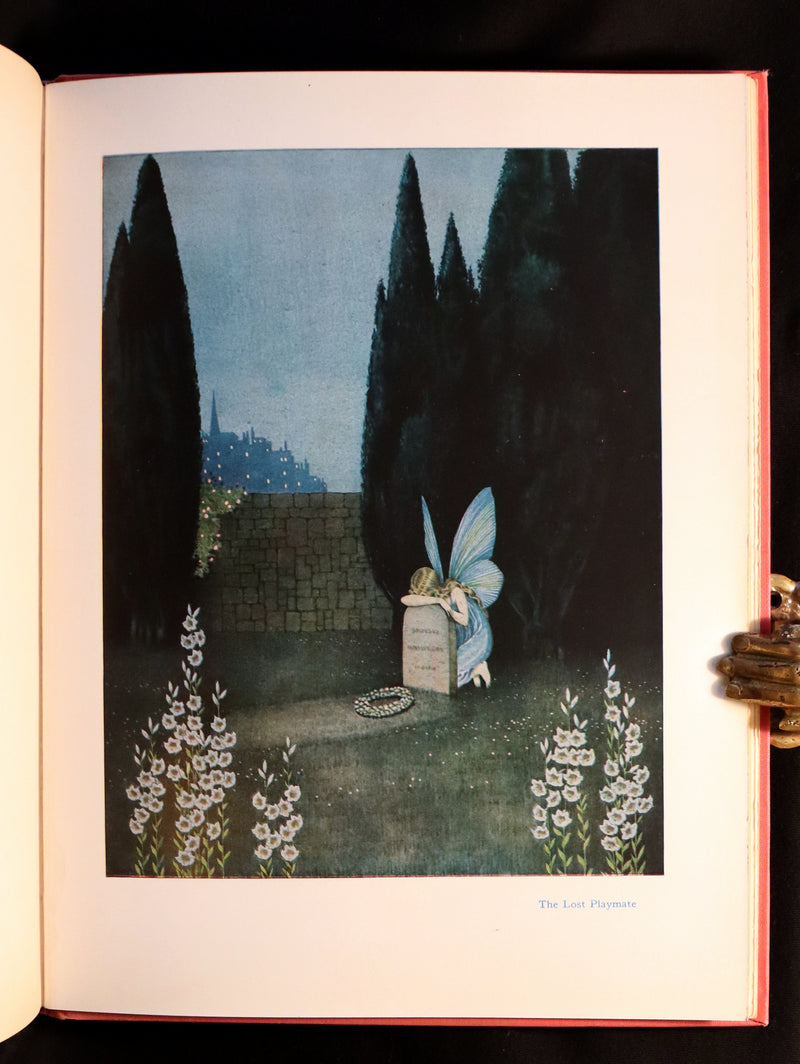 1929 Rare Color Illustrated Book ~ FAIRYLAND by Ida Rentoul Outhwaite. First US Edition.