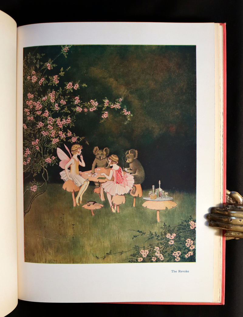 1929 Rare Color Illustrated Book ~ FAIRYLAND by Ida Rentoul Outhwaite. First US Edition.