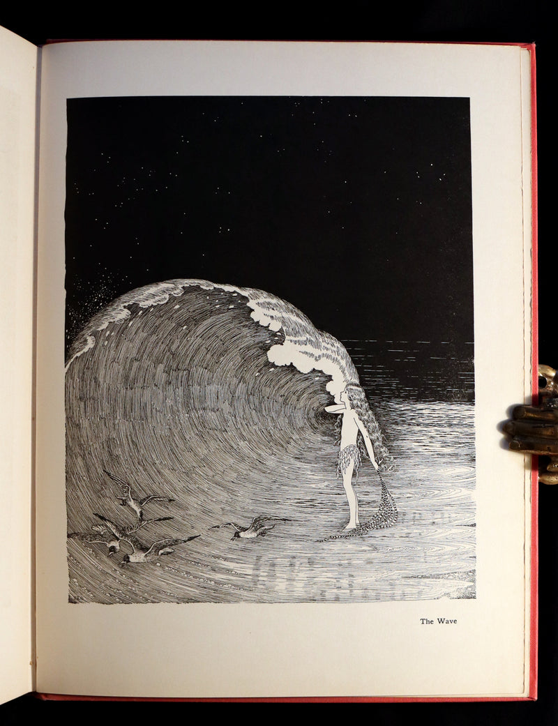 1929 Rare Color Illustrated Book ~ FAIRYLAND by Ida Rentoul Outhwaite. First US Edition.