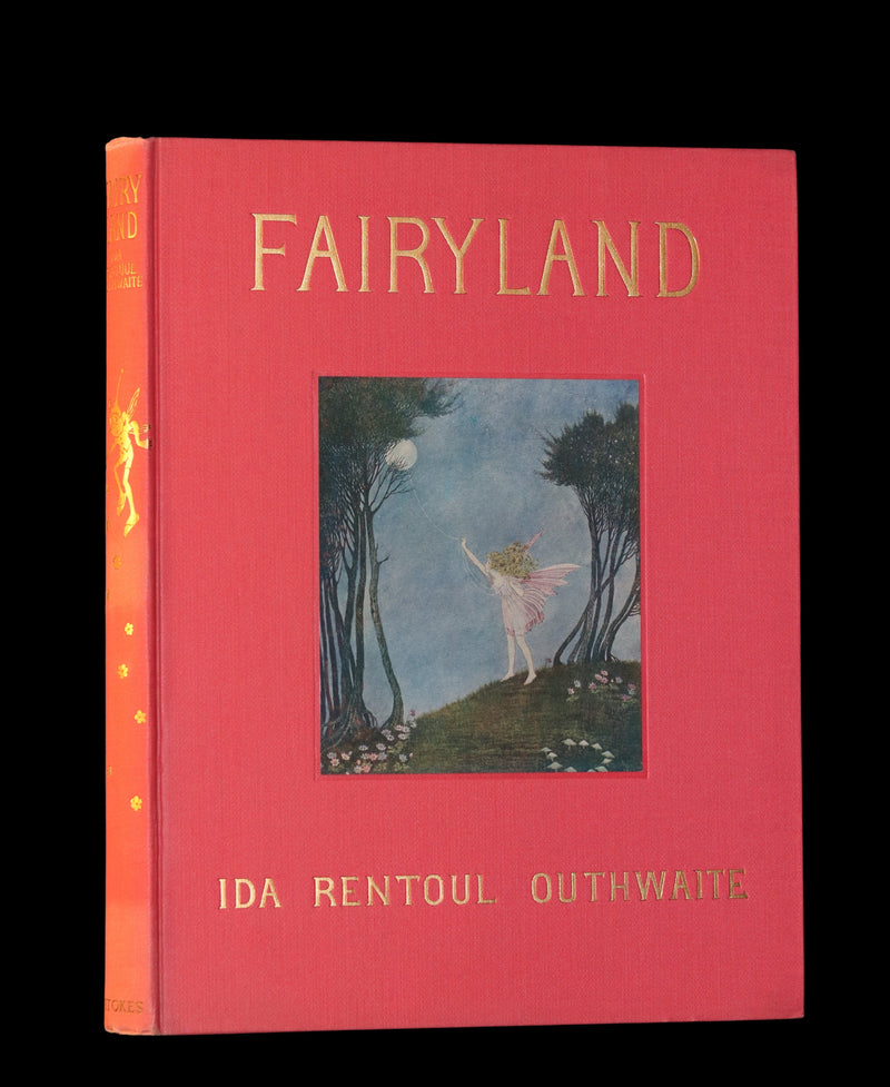 1929 Rare Color Illustrated Book ~ FAIRYLAND by Ida Rentoul Outhwaite. First US Edition.