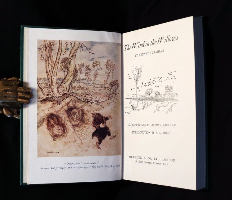 1950 Rare 1st Arthur RACKHAM Edition - The WIND IN THE WILLOWS by Kenneth Grahame.
