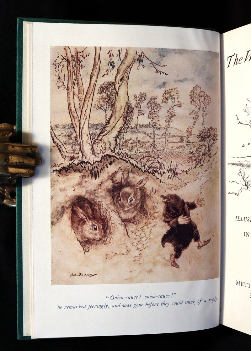 1950 Rare 1st Arthur RACKHAM Edition - The WIND IN THE WILLOWS by Kenneth Grahame.